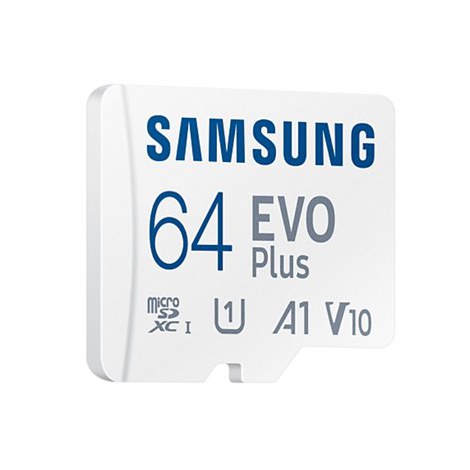 Samsung | MicroSD Card | EVO Plus | 64 GB | microSDXC Memory Card | Flash memory class U1, V10, A1 - 3